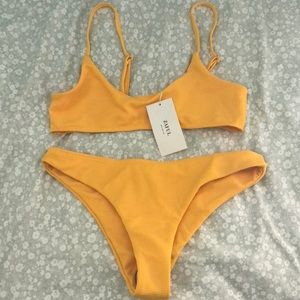 Yellow bikini